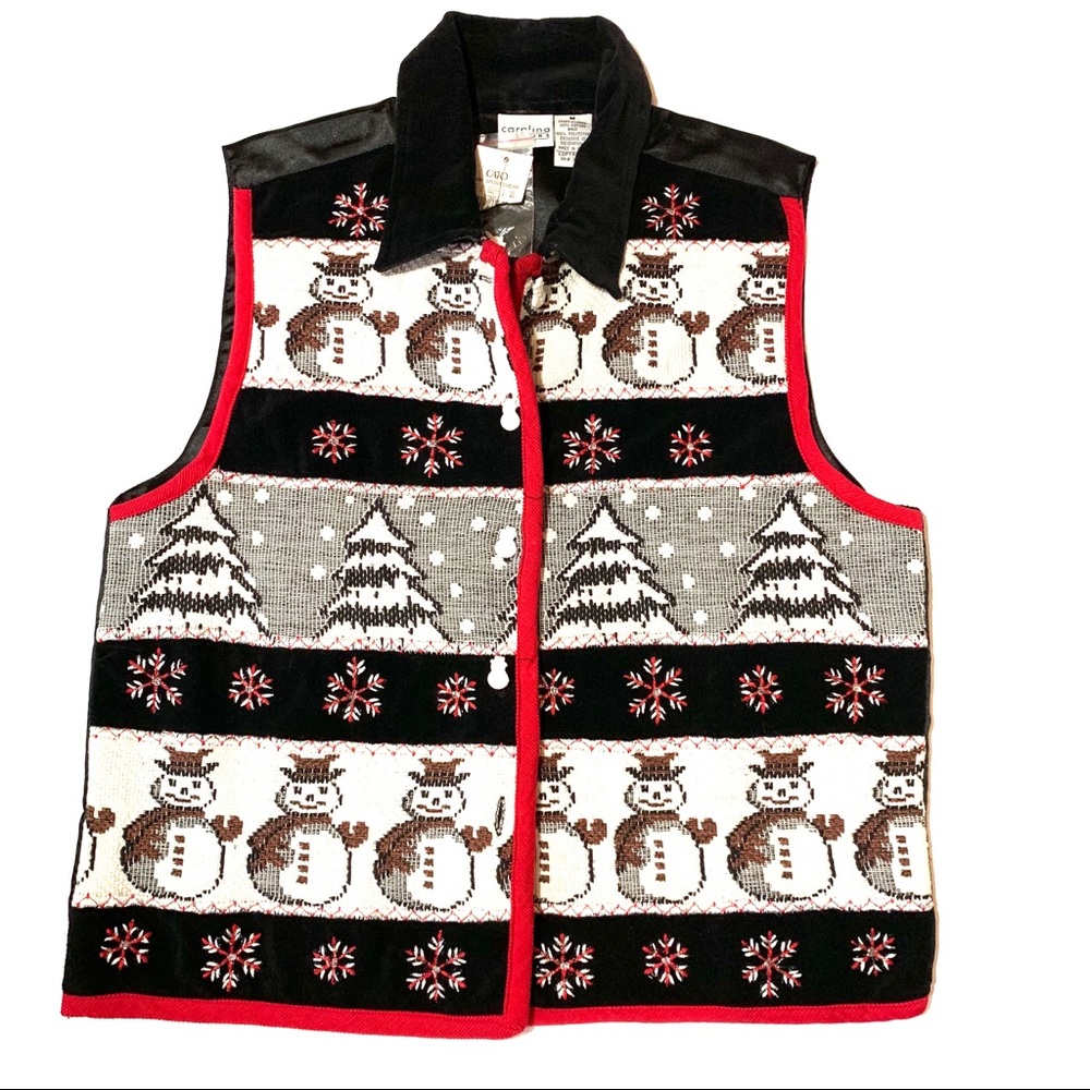 🛍Carolina Colours Christmas Snowman Vest